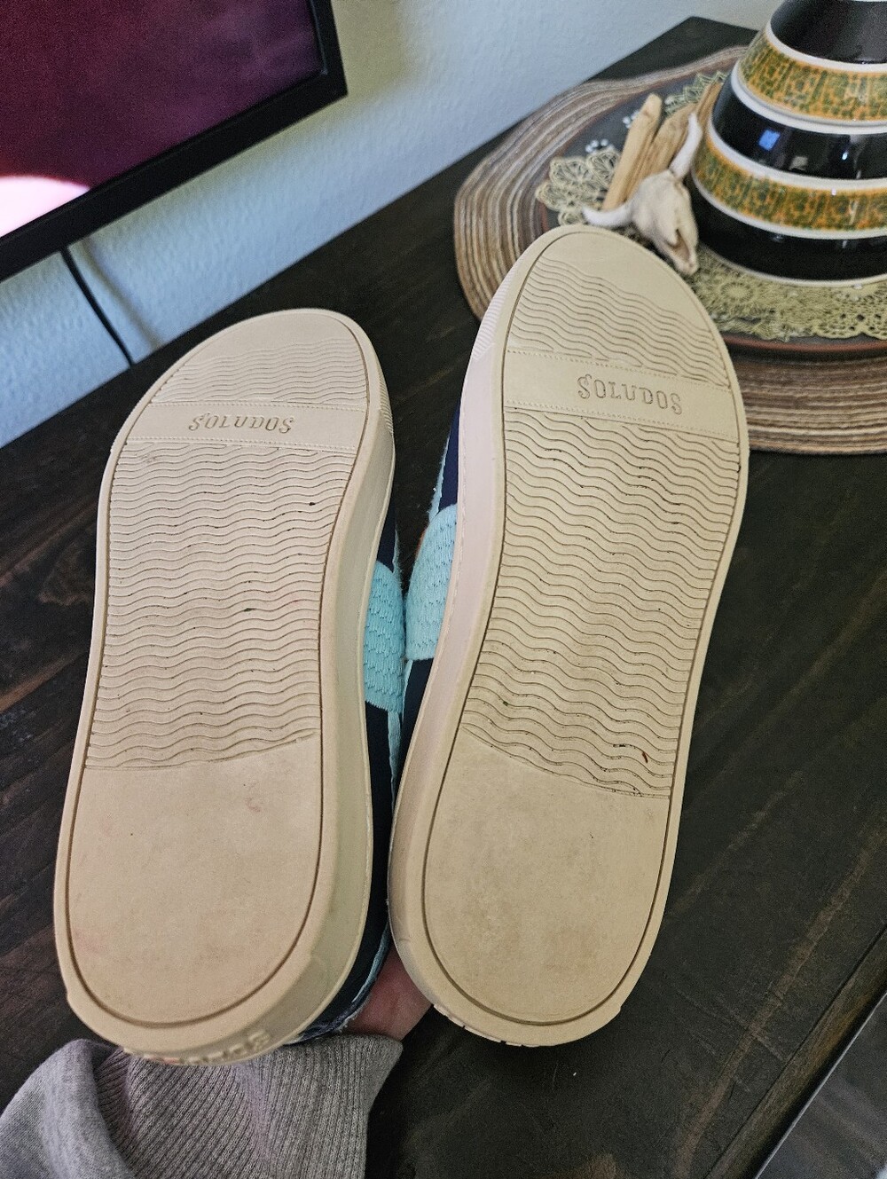 Soludos Leather Ibiza Platform Sneakers - Picture 7 of 12